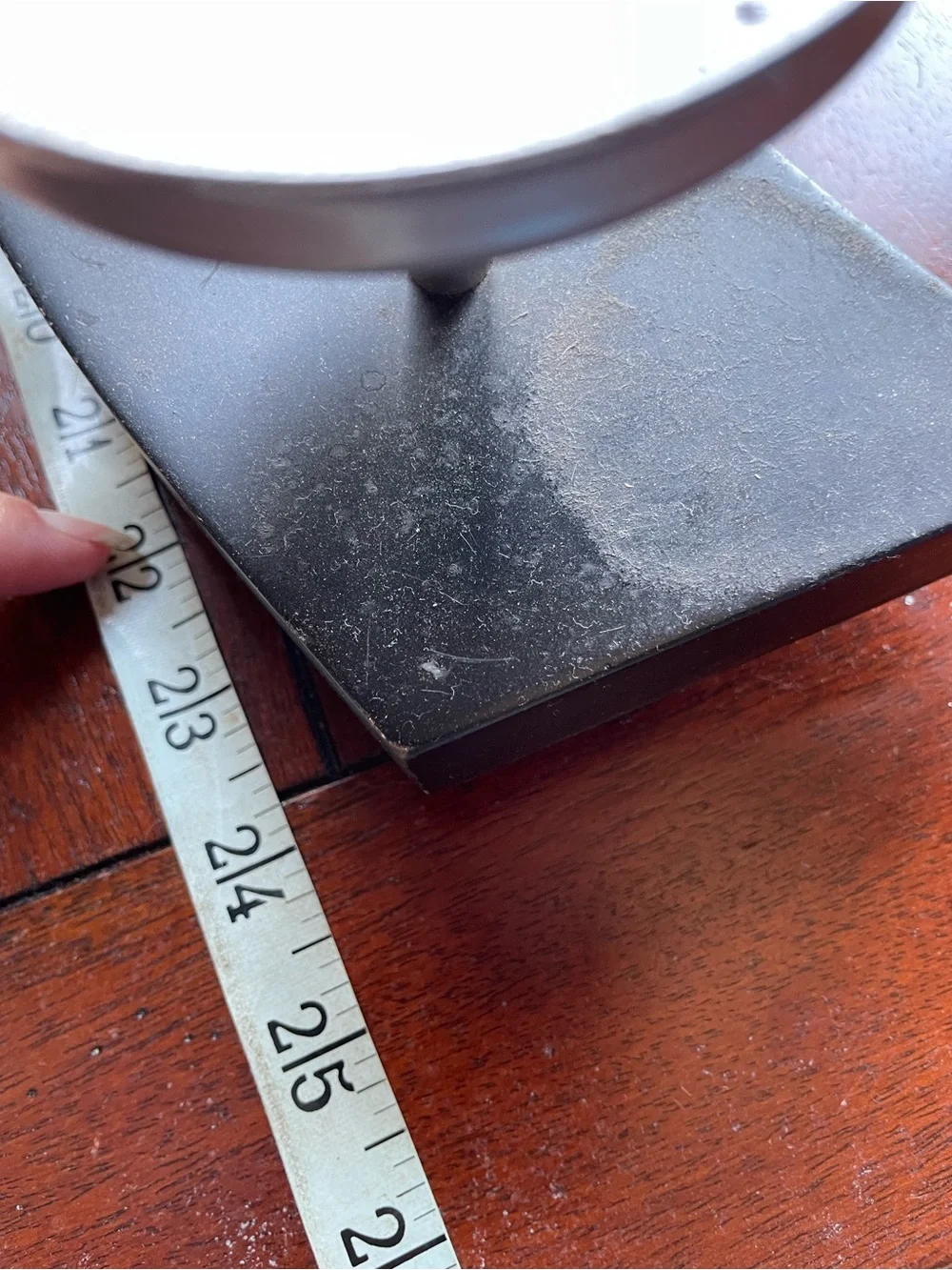 Modern Black Metal 5-Candle Holder